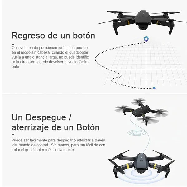 Drone Control Remoto 998 Pro 4K Ultra Hd + Envio Gratis